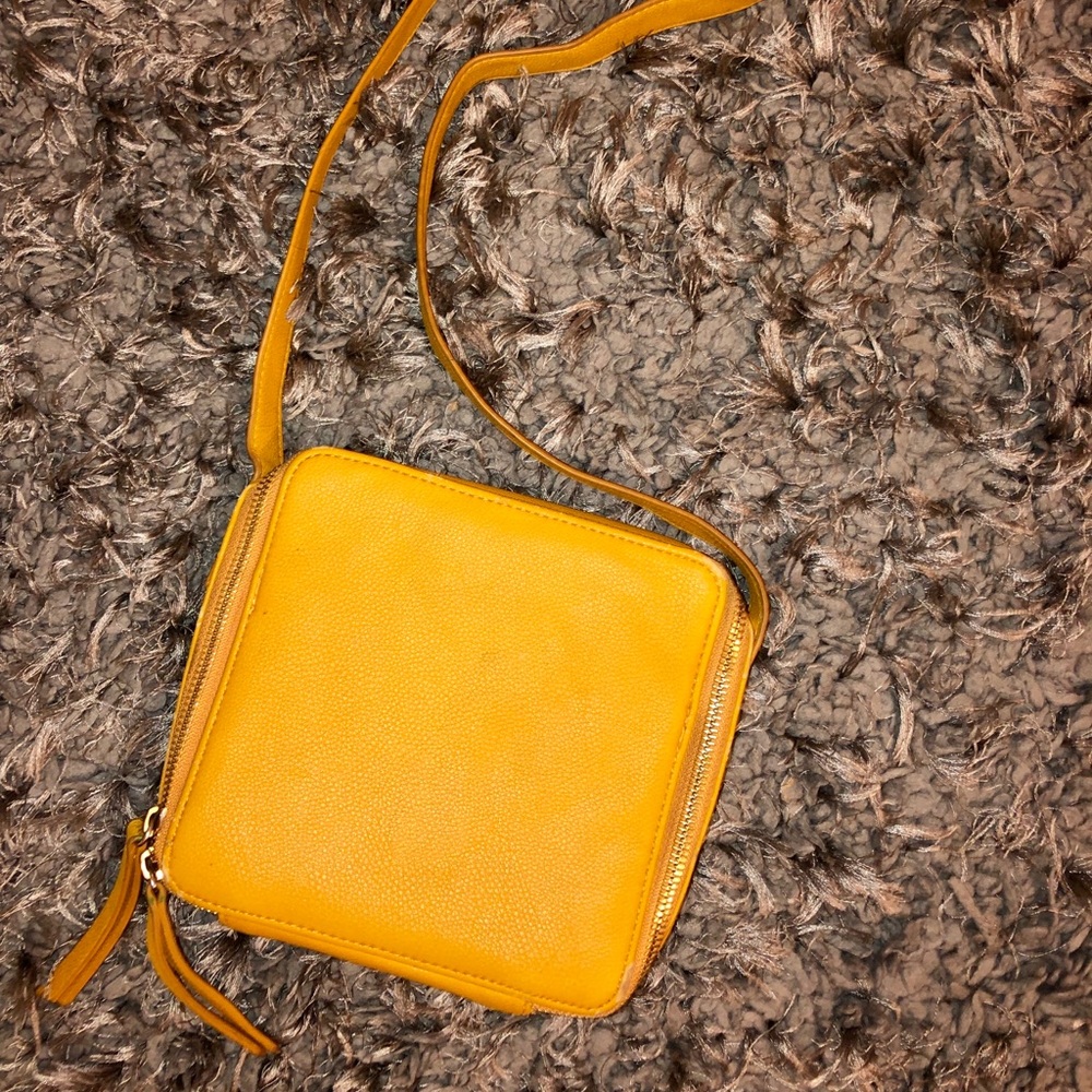 Yellow Cross-Body Bag